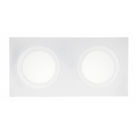 Plafón Seneca rectangular blanco LED 36W 4000K Fabrilamp
